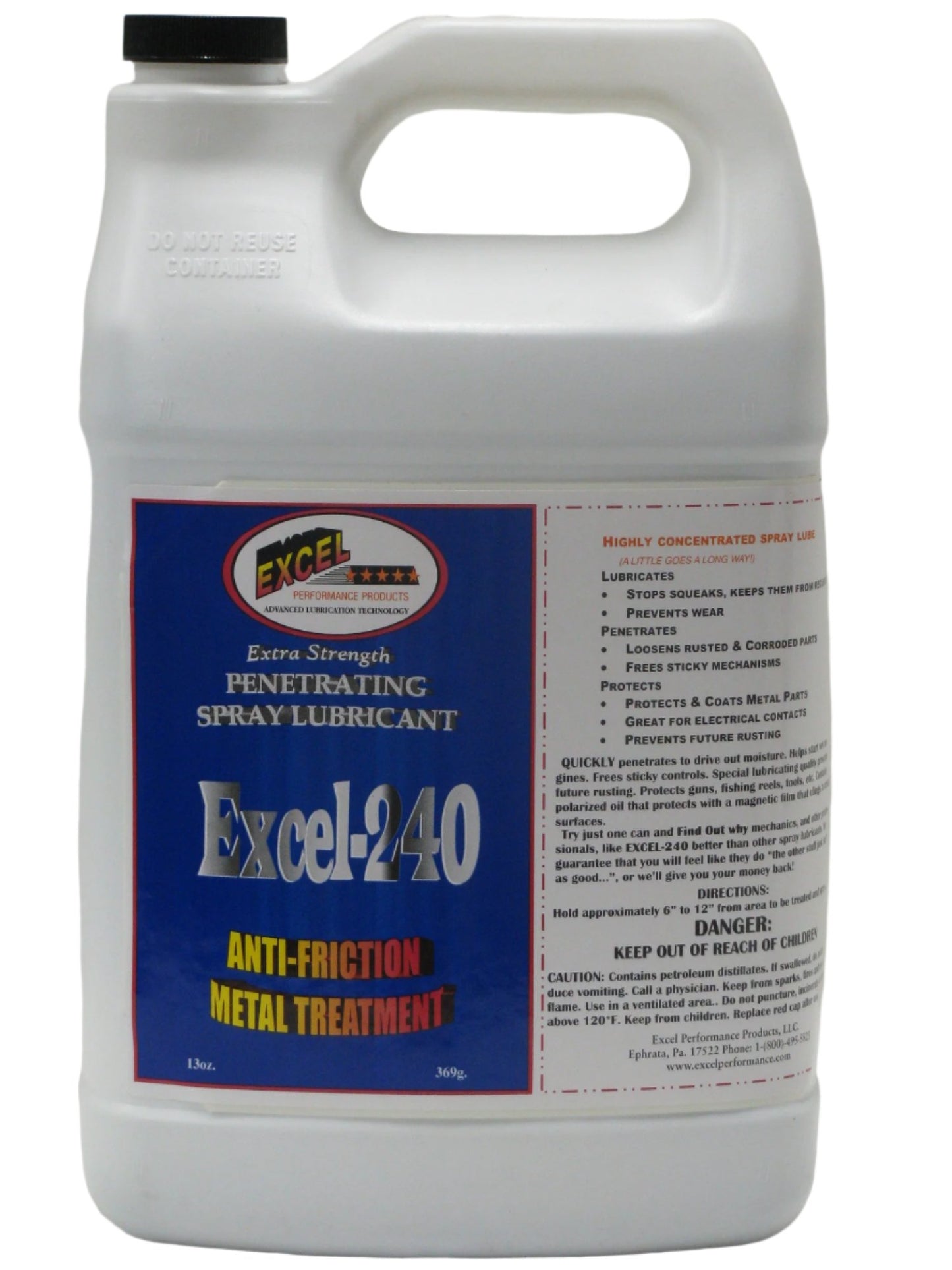 EXCEL-240 Penetrating Spray Lube